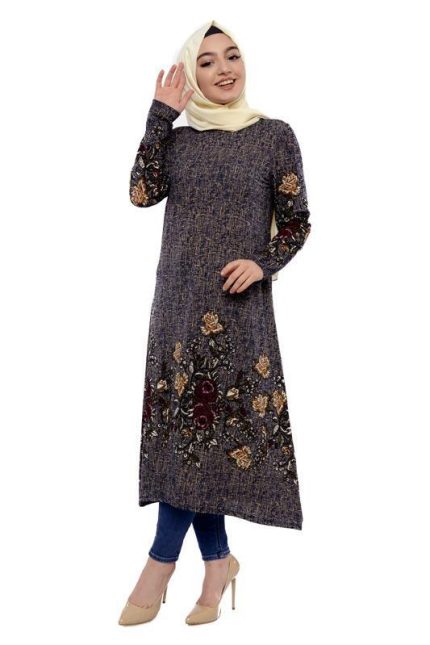 Modelisse - İşlemeli Krep Şal
