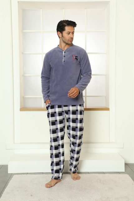 Modelisse - WelSoft Polar Erkek Pijama Takımı 6794