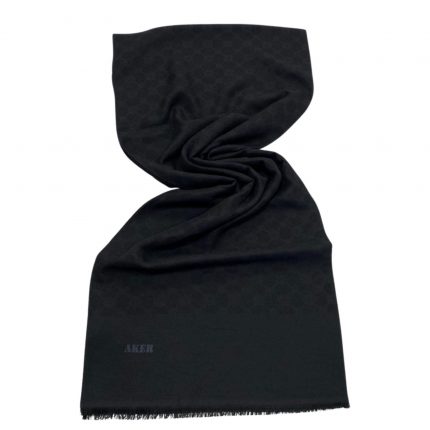 Aker Elegance Monogram Siyah Şal 1090100-911
