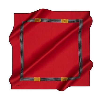 Aker Sura İpek Eşarp 8658701-315 48006 Kırmızı Karışık Desen