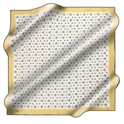 Aker Tivil İpek Eşarp 8692713-913 47981 Gold Karışık Desen