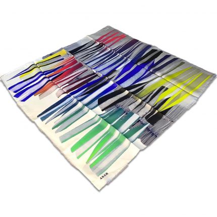 Aker Yeşil Geometrik Desen Tivil İpek Eşarp 8838713-931