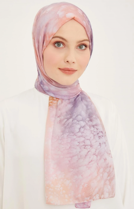 Armine Life Şal 5369-01 Pembe Karışık Desen