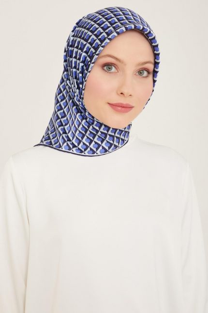 Armine Morcivert Bal Peteği Desen Sura İpek Eşarp 9109-32