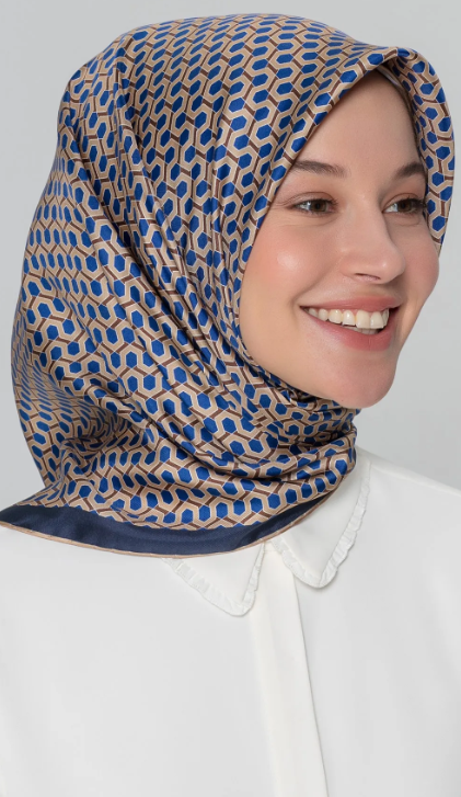 Armine Nostalji Serisi İpek Tivil Eşarp 8401-35