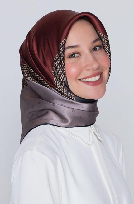 Armine Nostalji Sura İpek 8113-31  Kahverengi Gold