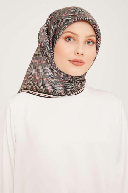 Armine Nostalji Sura İpek 9029-09 Siyah-.Beyaz