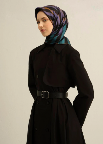 Modelisse - Tam Tesettür Dijital Desenli Mayo 31049
