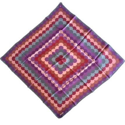 Armine Tivil İpek Eşarp 9212-01 Pembe Karışık Desen