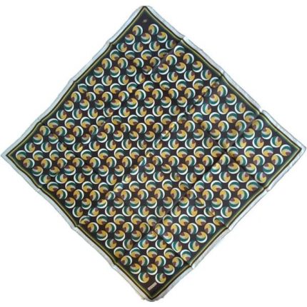 Armine Tivil İpek Eşarp 9219-31 Kahverengi Karışık Desen