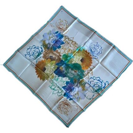 Armine Tivil İpek Eşarp 9220-31 Gri Karışık Desen