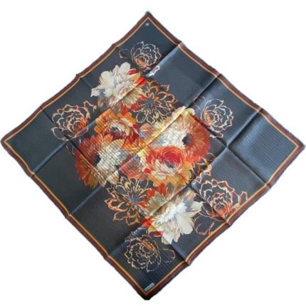 Armine Tivil İpek Eşarp 9220-82 Siyah Karışık Desen