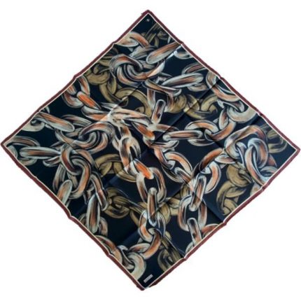 Armine Tivil İpek Eşarp 9253-34 Siyah Karışık Desen