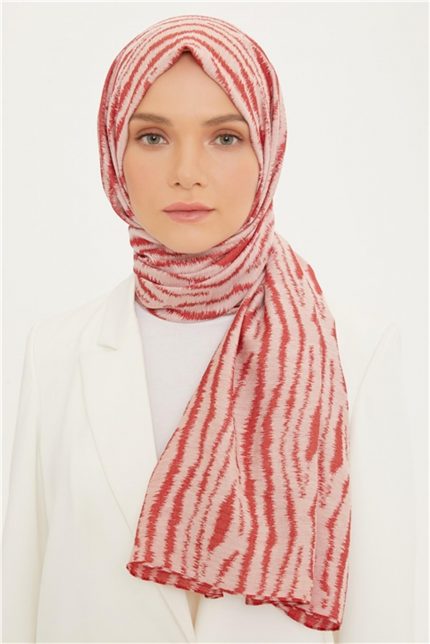 Armine Trend Bordo Pure Lina Şal 14-1964