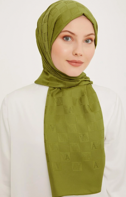 Armine Trend İnci Monogram 3-61 Haki