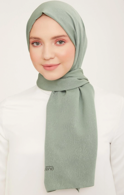 Armine Trend J.Capri Şal Yeşil - 6-121