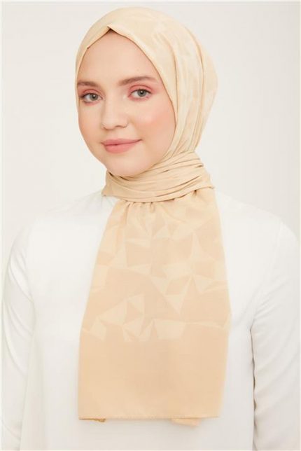 Armine Trend J.Capri Bej Desenli Şal 7-322