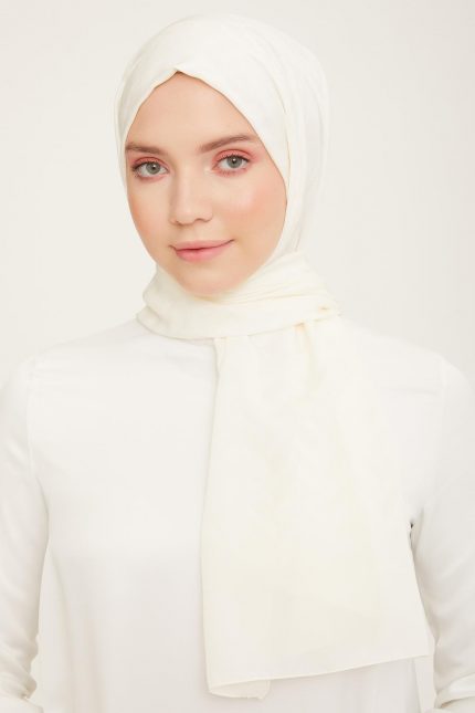 Armine Trend J.Capri Beyaz Desenli Şal 1-100