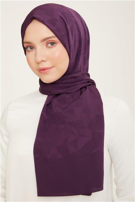 Armine Trend J.Capri Mor Desenli Şal 7-395