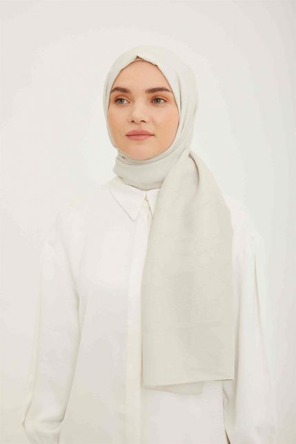 Armine Trend Kemik Rengi Hazan Şal 1-23004