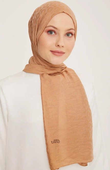 Armine Trend Lia Şal 2-2334 Açık Kahve