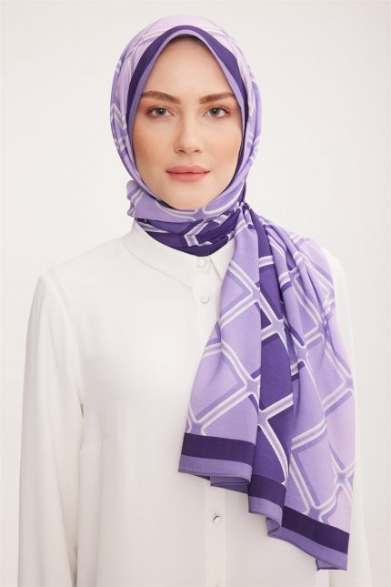 Armine Trend Mor Modal Şal 5338-11
