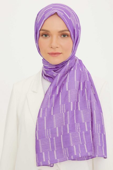 Armine Trend Mor Pure Lina Şal 12-21210