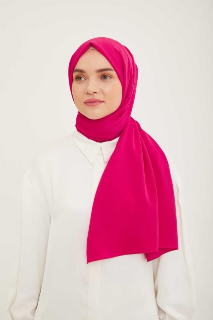 Armine Trend Pembe Kırınkıl Şal -14