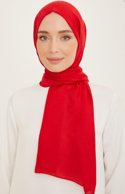 Armine Trend Ruby Şal 4-416 Kırmızı