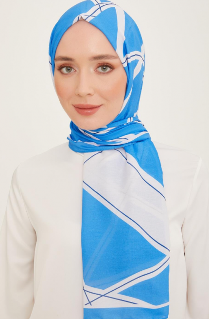 Armine Trend Şal 10003-08 Mavi
