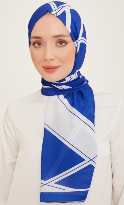 Armine Trend Şal 10003-20 Lacivert