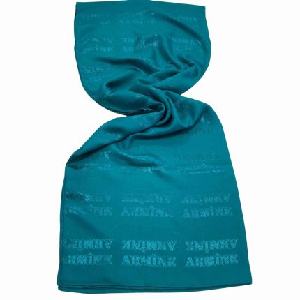 Armine Trend Turkuaz A Logo Şal 3-21207