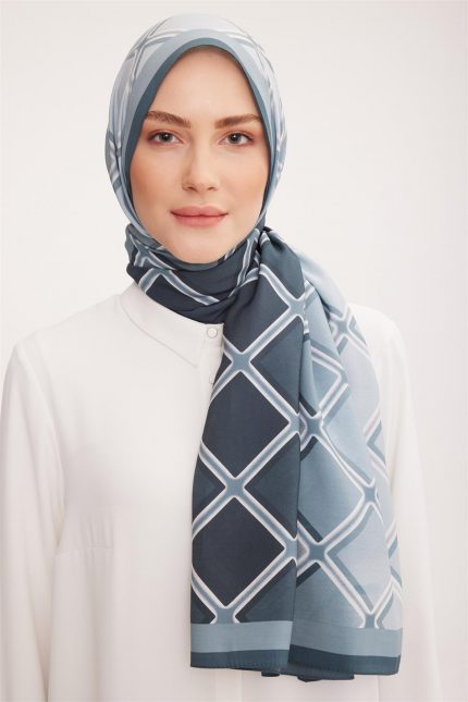 Armine Trend Turkuaz Modal Şal 5338-13