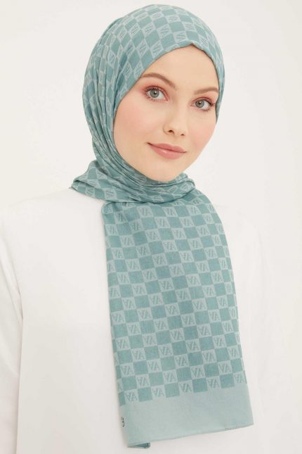Armine Trend Ultra Lıght A Logo Mint Yeşili Şal 18-23044
