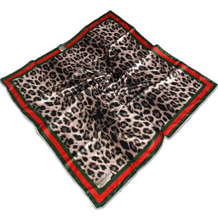 Defolu Polyester La Boutique Leopar Desen Eşarp 32581