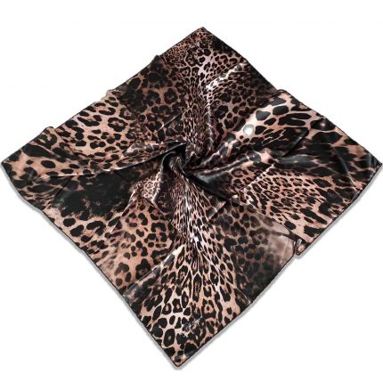 Defolu Polyester La Boutique Leopar Desenli Eşarp 32552