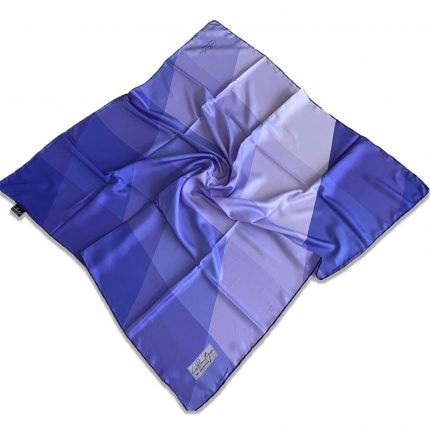Defolu Polyester La Boutique Mor Karma Desen Eşarp 1848-04  34551