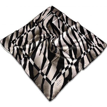 Defolu Polyester La Boutique Siyah Karma Desen Eşarp 32577