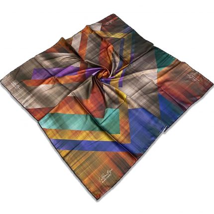 Defolu Polyester La Boutique Vizon Karma Desen Eşarp 32576