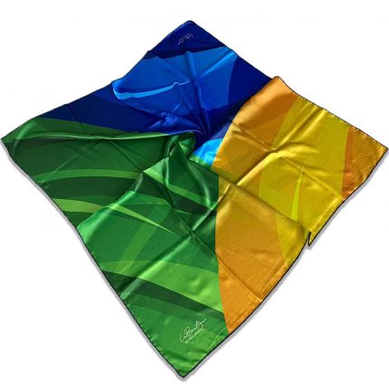 Defolu Polyester La Boutique Yeşil Karma Desen Eşarp 32583