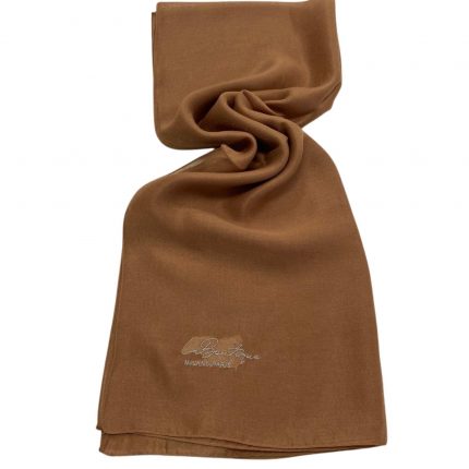 La Boutique Abiye Karamel Düz Renk Şal 1-26767