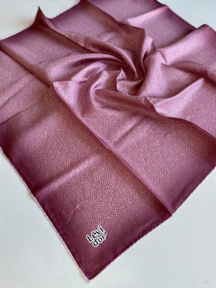 Levidor Tivil İpek Eşarp 4043-5 Pembe Karışık Desen