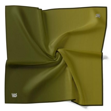 Levidor Tivil İpek Eşarp 4107-6 Yeşil Degrade Desen