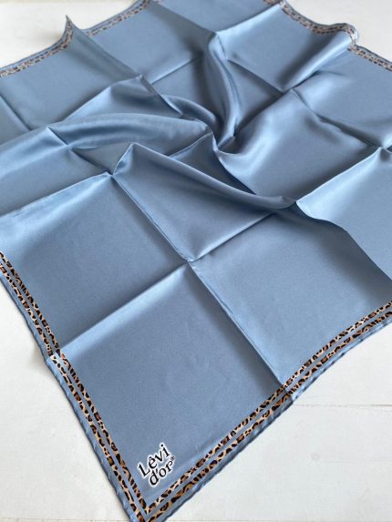 Levidor Tivil İpek Eşarp 43961 Gri Karışık Desen