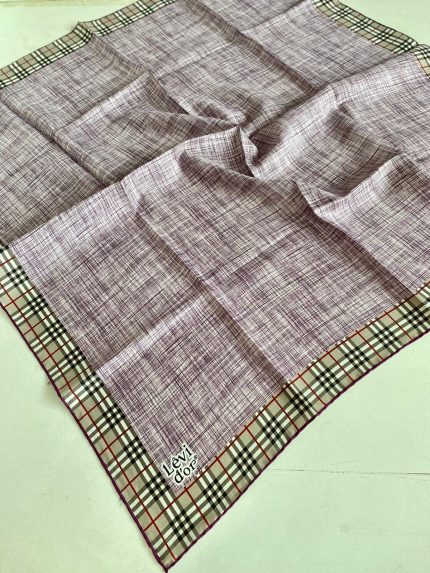 Levidor Tivil İpek Eşarp 43964 Pembe Karışık Desen