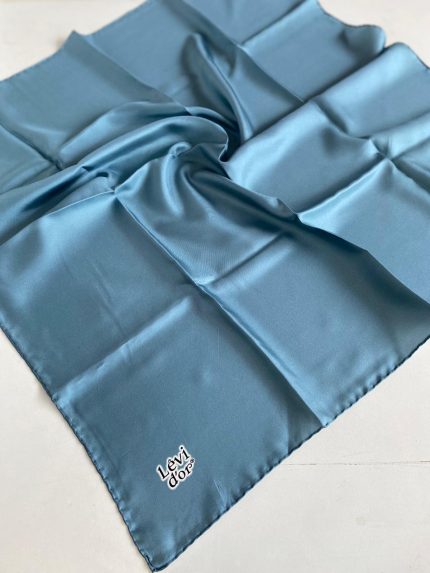 Levidor Tivil İpek Eşarp 43982 Açık Mavi