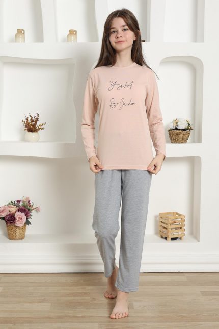 Modelisse - Kız Çocuk Penye Pijama Takım 20425