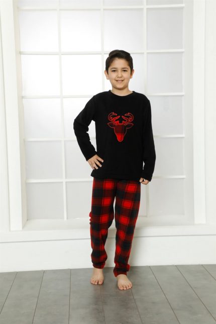 Modelisse - WelSoft Polar Çocuk Pijama Takımı 4634