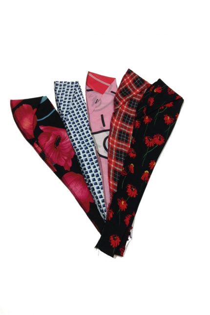 Pembe Beyaz Göz Desenli Bandana