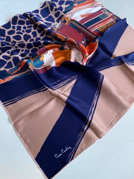 Pierre Cardin Sura İpek Eşarp 42794 Vizon Karışık Desen
